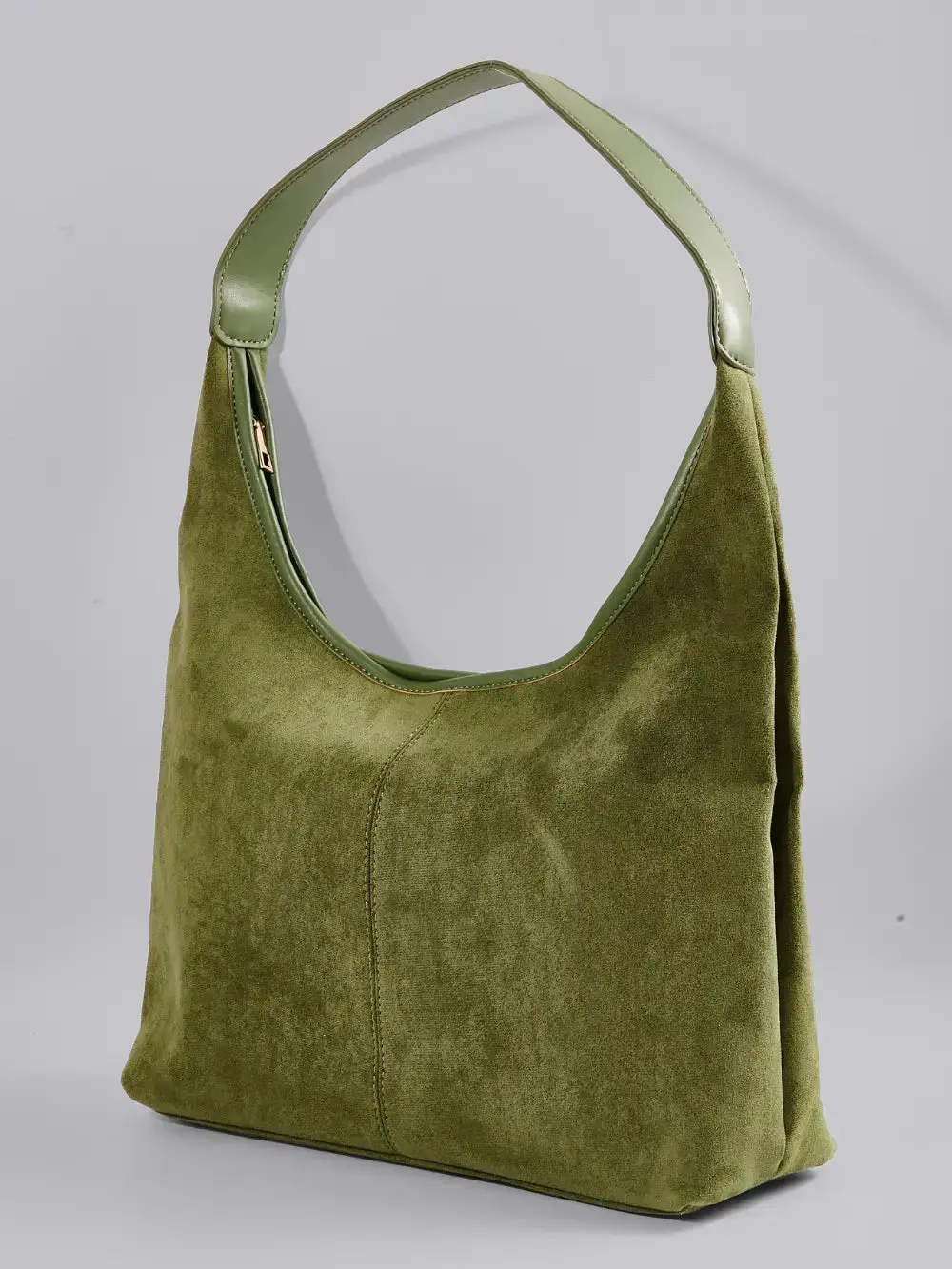 Suede Daily Leather Tote Noirvere